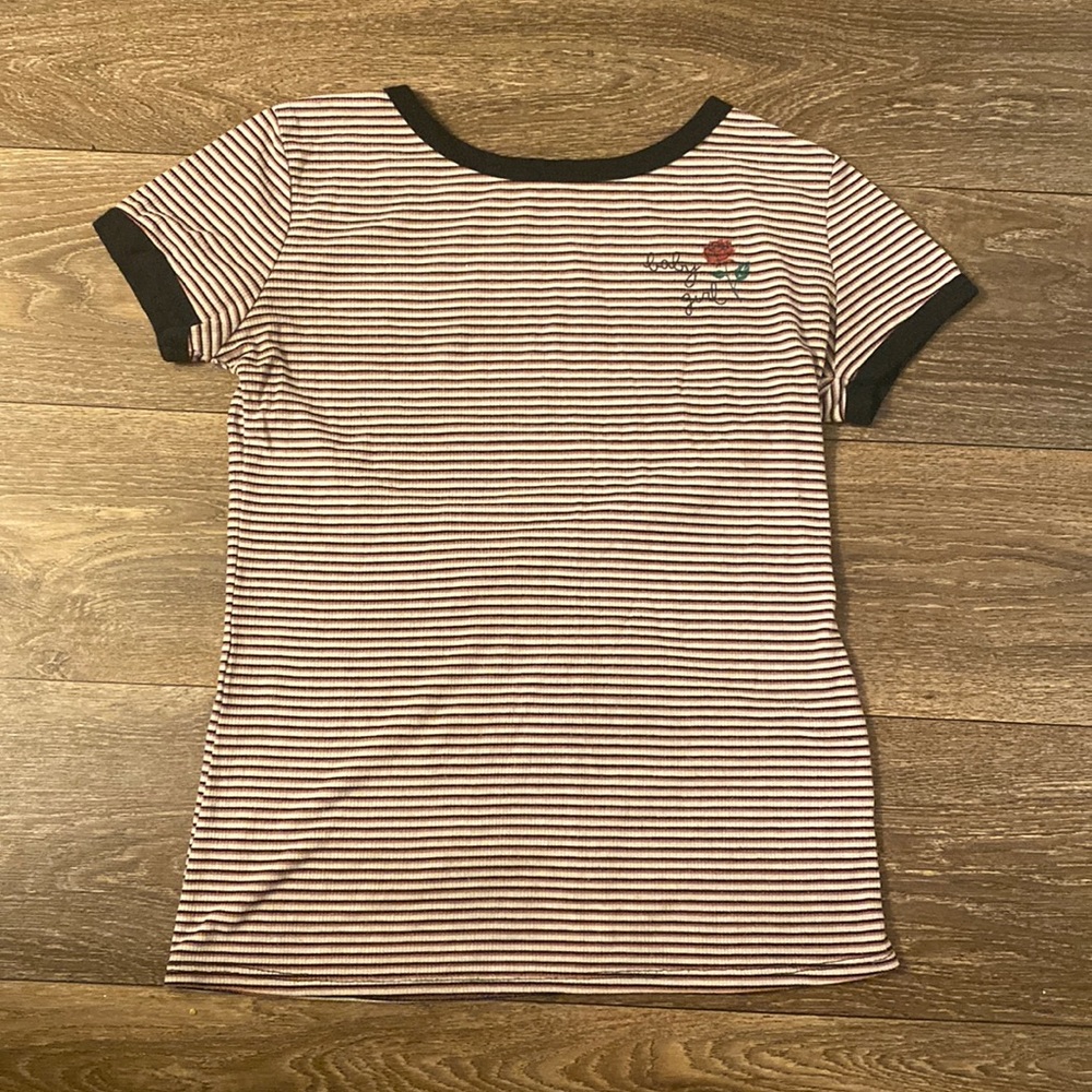 stripe baby girl shirt
